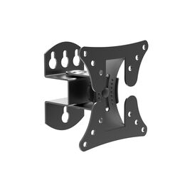  10"-32" Кронштейн HARPER TVF-3 Наклонно-поворотный Чёрный наклон +/-15° VESA100х100, 30 кг 