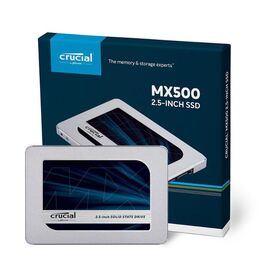  Накопитель SSD 2.5" Crucial 500Gb MX500 <CT500MX500SSD1> (SATA3, up to 560/510MBs, 3D TLC, 7mm) 
