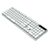 Клавиатура Nakatomi Gaming KG-23U мембранная игровая с подсветкой USB (white) (133006) 