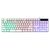  Клавиатура Nakatomi Gaming KG-23U мембранная игровая с подсветкой USB (white) (133006) 