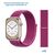  Ремешок нейлоновый Great Case Sport для Apple Watch 42/44/45/49 мм, 255мм, на липучке, пурпурный (42) 