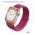  Ремешок нейлоновый Great Case Sport для Apple Watch 42/44/45/49 мм, 255мм, на липучке, пурпурный (42) 