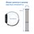  Ремешок нейлоновый Great Case Sport для Apple Watch 42/44/45/49 мм, 255мм, на липучке, пурпурный (42) 