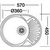  Кухонная мойка Kromevye EC 257 D 