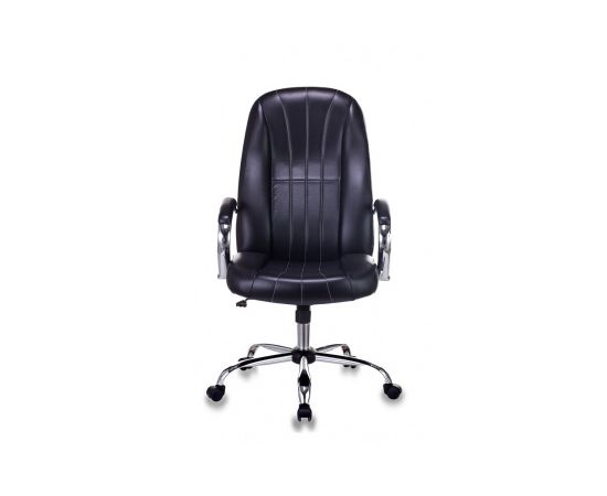  Кресло руководителя Бюрократ T-898SL/BLACK черный искусственная кожа крестовина хром 