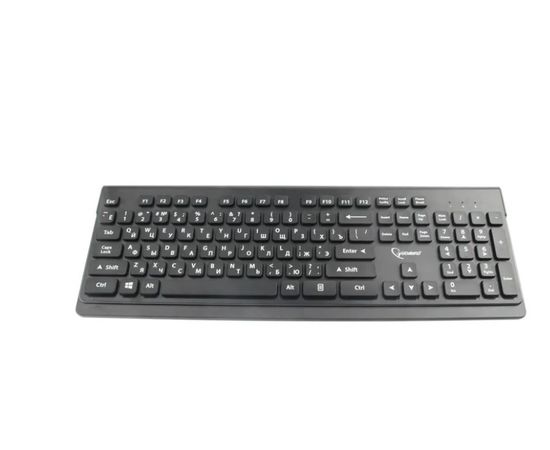  Клавиатура + мышь беспроводные Gembird KBS-7200, черный 