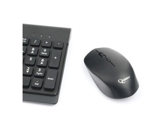  Клавиатура + мышь беспроводные Gembird KBS-7200, черный 