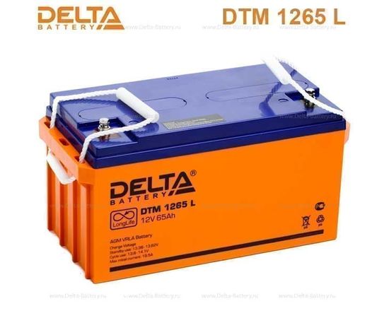  Батарея для ИБП Delta DTM 1265 L 12В 65Ач 