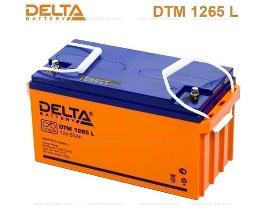  Батарея для ИБП Delta DTM 1265 L 12В 65Ач 