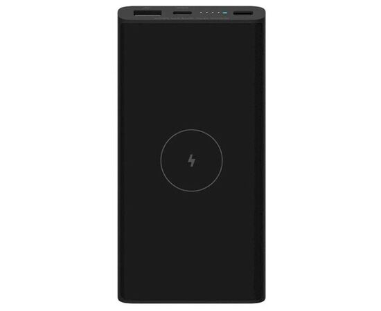  Аккумулятор внешний резервный Xiaomi 10W Wireless (BHR5460GL) 10000mAh 3A 1xUSB беспроводная зарядка черный 