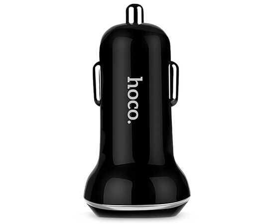  Адаптер Автомобильный Hoco Z1 2USB/5V/2.1A (black) 