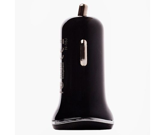  Адаптер Автомобильный Hoco Z1 2USB/5V/2.1A (black) 