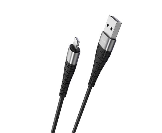  Кабель USB - Apple lightning Borofone BX32 Munificent, 100 см (black) 