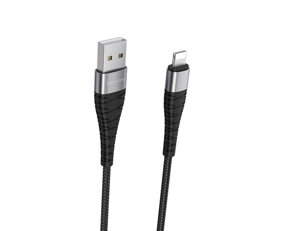  Кабель USB - Apple lightning Borofone BX32 Munificent, 100 см (black) 