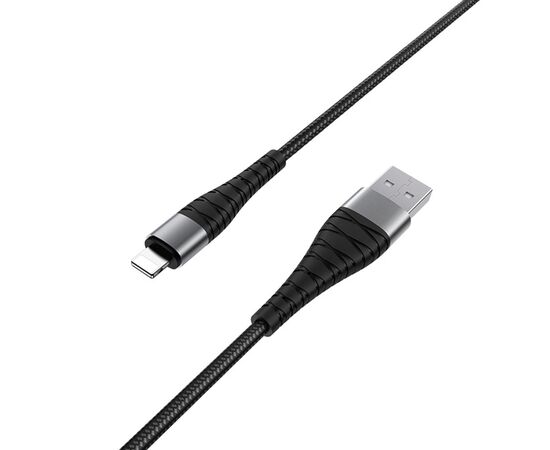  Кабель USB - Apple lightning Borofone BX32 Munificent, 100 см (black) 