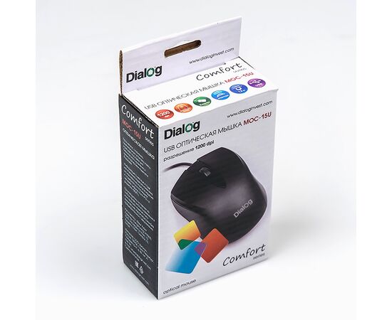  Мышь оптическая Dialog Comfort MOC-15U (black) 