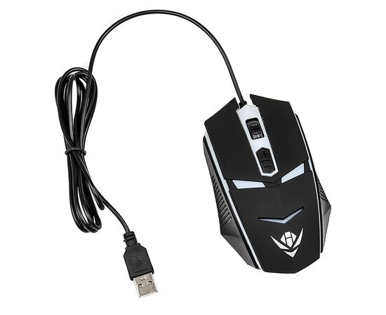  Мышь оптическая Nakatomi Gaming mouse MOG-02U (black) игровая 
