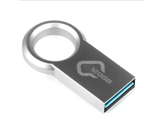  Флэш накопитель USB 128 Гб Qumo Ring 3.0 (metallic) 