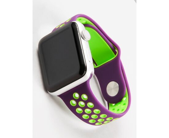  Ремешок для Apple watch - 38-40 mm, mObility, фиолетовый, Дизайн 1 