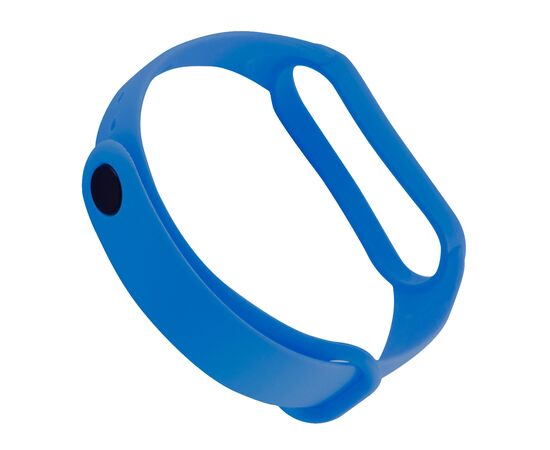  Ремешок силиконовый для Xiaomi Mi Band 5/6, синий, №08 