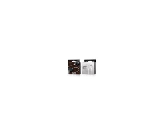  Кабель USB - 8 pin Borofone BX14 LinkJet, 1.0м, круглый, 2.4A, силикон, цвет: белый (1/360) 