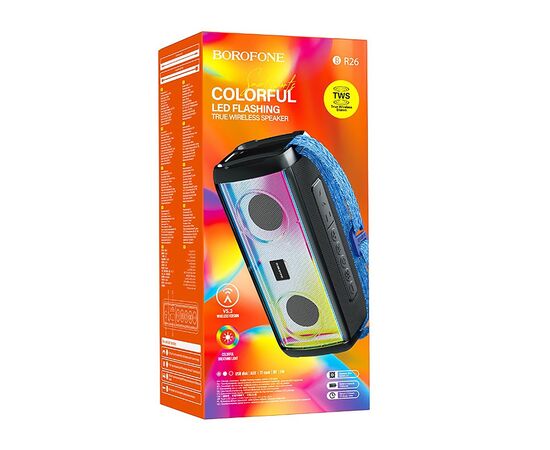 Портативная акустика Borofone BR26 Daring sports (black) (213538) 
