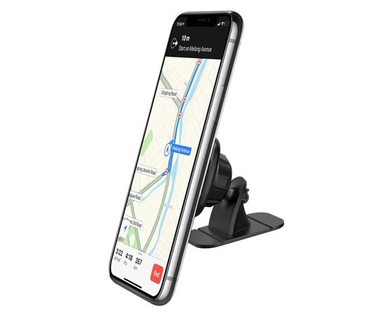  Держатель автомобильный Hoco магнитный CA66 на клейкой основе (black) (211863) 