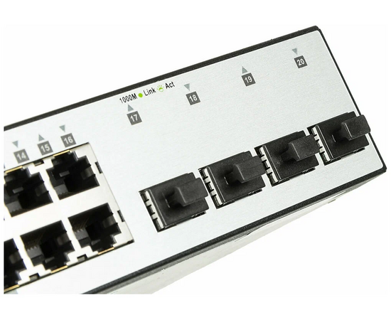  D-LINK DGS-1210-20 Настраиваемый коммутатор WebSmart с 16 портами 10/100/1000Base-T и 4 портами 1000Base-X SFP 