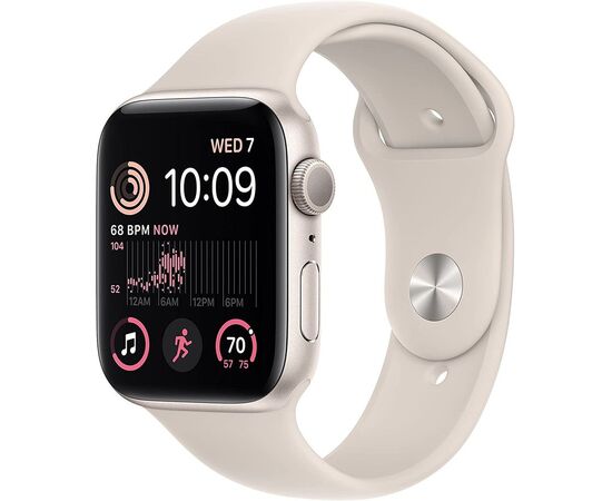  Часы Apple Watch SE (2022) 44mm SM Starlight Alum Case/Starlight SpBand MNTD3LL/A A2723 194253209454 