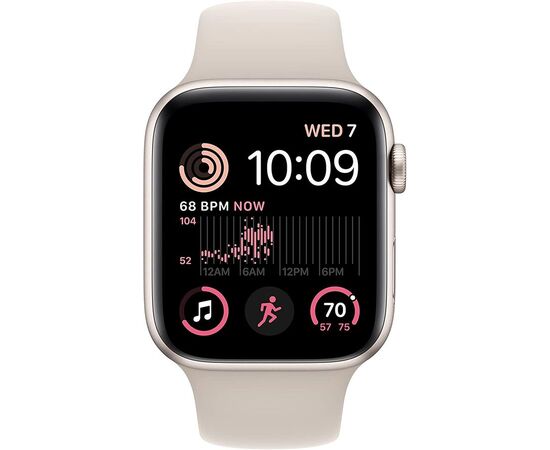  Часы Apple Watch SE (2022) 44mm SM Starlight Alum Case/Starlight SpBand MNTD3LL/A A2723 194253209454 