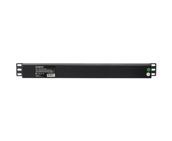  Блок розеток ExeGate ServerPro PDU-19H602 Al-6S-EU2CU (EX280827RUS) 19", 1U, Алюминий, 6 Schuko, кабель с евровилкой VDE-250V-16A-3*1.5mm2, медь 