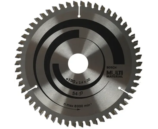  Диск пильный Bosch Standard 2608640509 d190мм d(посад.)30мм (циркулярные пилы) 