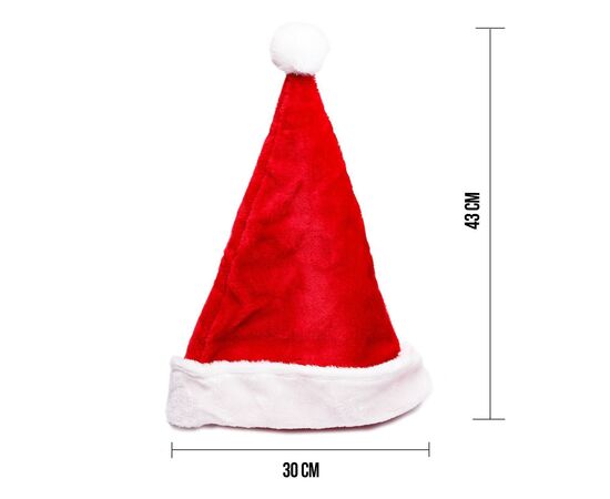  Шапка - Деда Мороза новогодняя New Year (red) (211369) 
