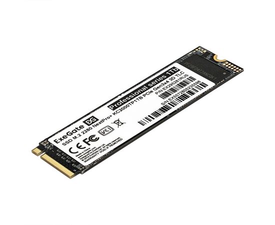  SSD ExeGate NextPro+ KC2000TP1TB EX295281RUS M.2 2280 1Tb (PCIe Gen3x4, NVMe, 22x80mm, 3D TLC) 