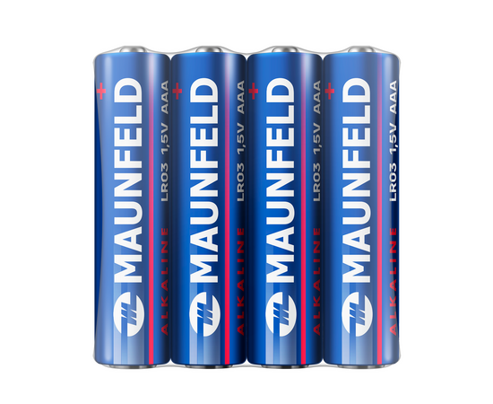  Батарейки Maunfeld Alkaline ААА (LR03) MBLR03-SR40 спайка 4шт 