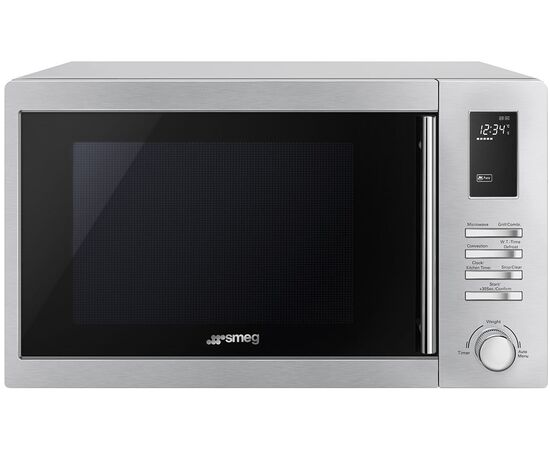  Микроволновая печь SMEG MOE25X отдельностоящая 25л, гриль, нерж 