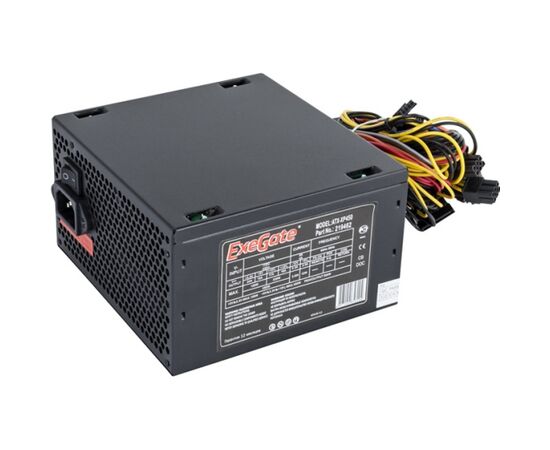  Блок питания ExeGate EX219461RUS 450W XP450, ATX, black, 12cm fan, 24p+4p, 6/8p PCI-E, 3xSATA, 2xIDE, FDD 