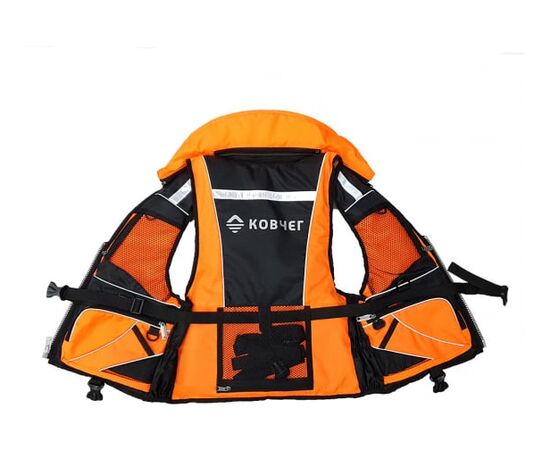  Жилет спасательный Ковчег Премиум 725300746 L-XL/р.50-52/до 85кг/оранжевый-чёрный 
