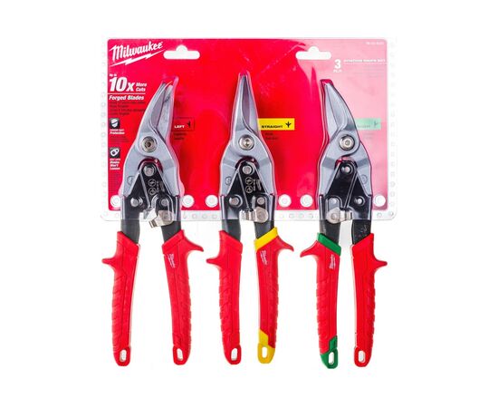  Набор ножниц по металлу Milwaukee 48224533 3 шт 