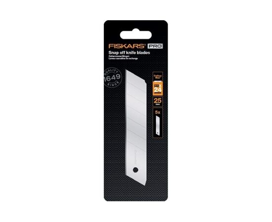  Лезвия сменные Fiskars CarbonMax 1027233 для ножа 25 мм 5шт. 
