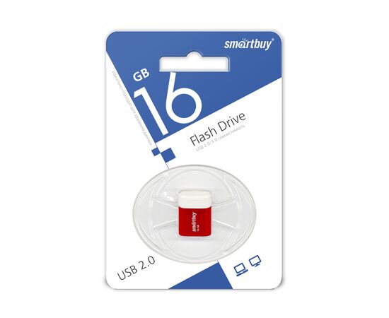  USB  16GB  Smart Buy  Lara  красный 