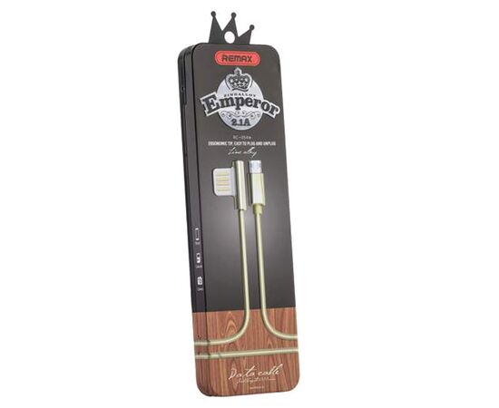  Кабель USB REMAX RC-054m Emperor USB - MicroUSB, 2.1А, 1 м, золотой 