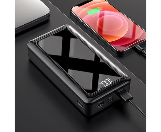  Портативный аккумулятор BOROFONE BJ8 Extreme, 2A, 30000 мА⋅ч, черный 