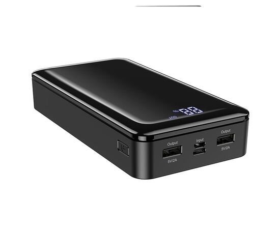  Портативный аккумулятор BOROFONE BJ8 Extreme, 2A, 30000 мА⋅ч, черный 