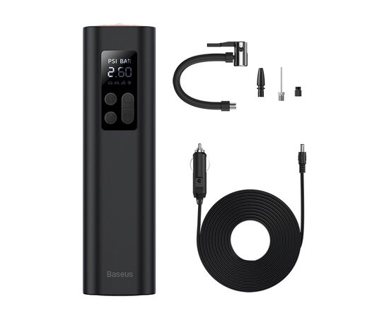  Автомобильный компрессор BASEUS Super Mini Inflator Pump, черный 