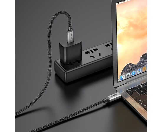  Кабель USB 4.0 Hoco US05 100W    (black) (220560) 