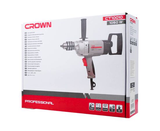  Дрель безударная CROWN CT10010 (1050 Вт,16 мм) 