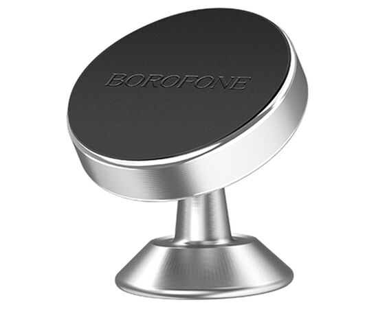  Автомобильный держатель BOROFONE BH5 Platinum, магнитный, на приборную панель, серебристый 