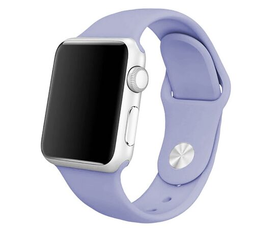  Ремешок Krutoff Silicone для Apple Watch 38/40/41mm M/L (lilac) 41 