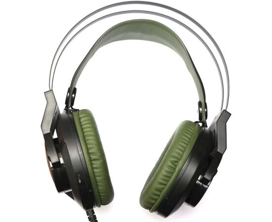 Наушники игровые с микрофоном A4TECH Bloody J450, 1.8м мониторы (черно-зеленый) 